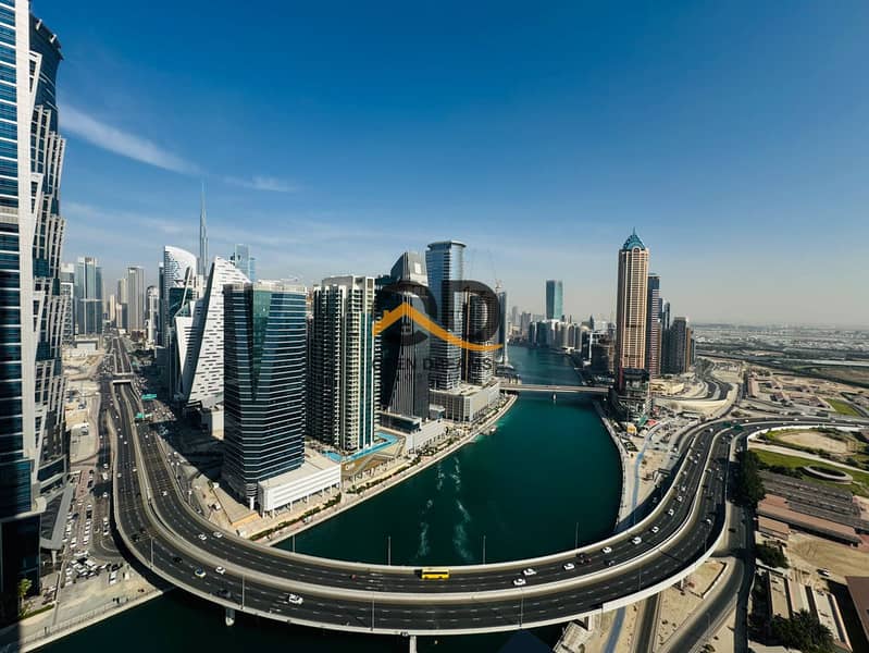 Ultra-Spacious Unit | Full Canal & Burj Khalifa View | 4 Cheques