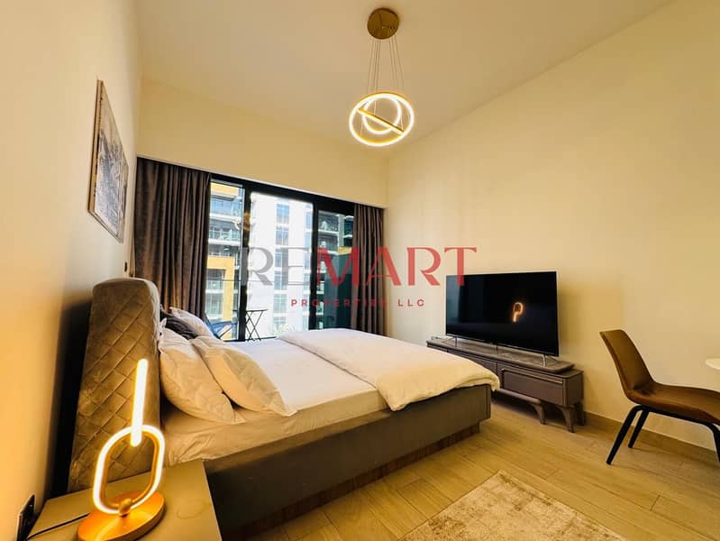 Modern Fully Furnished Studio | Prime Location | Azizi Riviera 26 | Excellent Investment