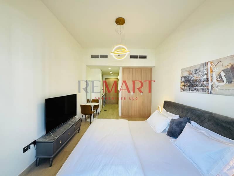 Modern Fully Furnished Studio | Prime Location | Azizi Riviera 26 | Excellent Investment