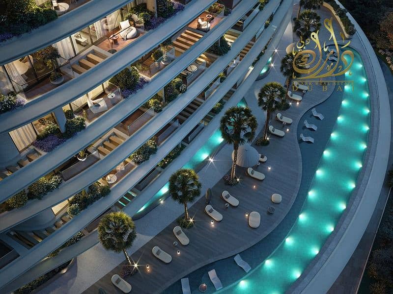 SPECIAL LOCATION IN DUBAI ISLAND_DIRECT SEA VIEW_IDEAL FOR INVESTMENT _LUXURY 2BR