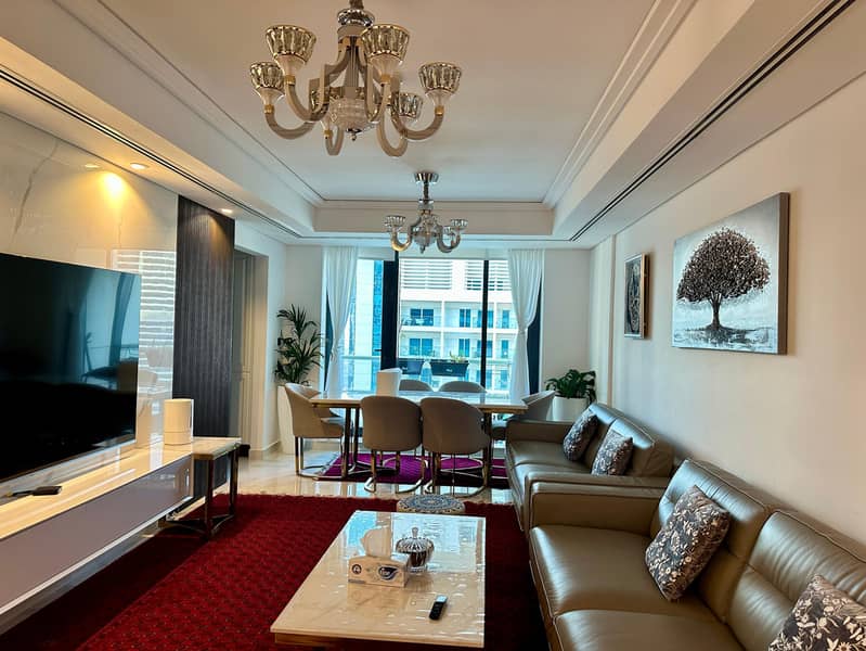 VACANT | UPGRADED 3BED + MAIDS SEMI FURNISHED JLT