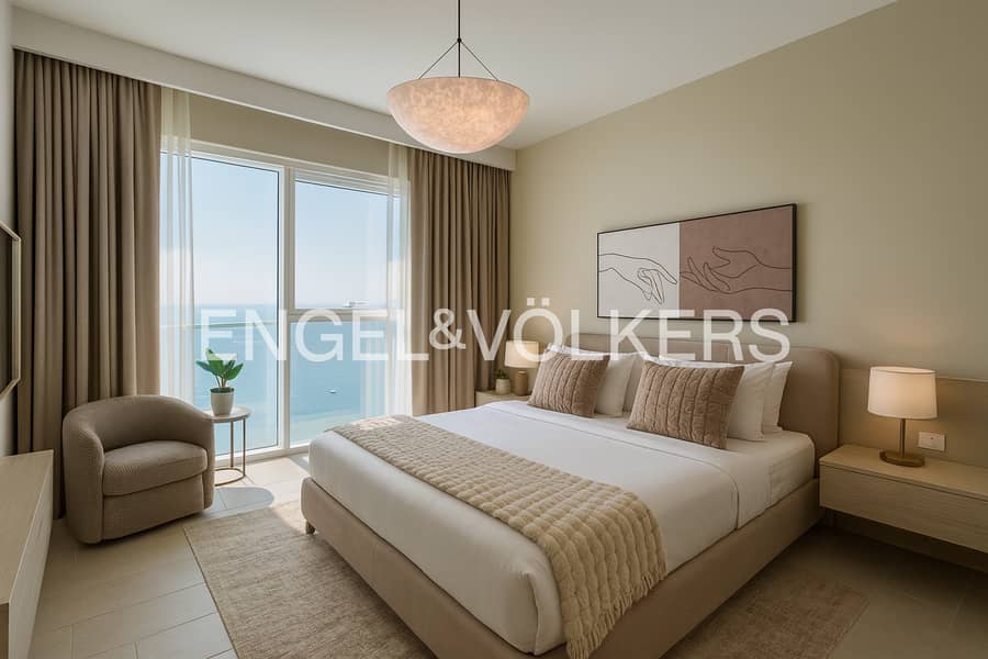 Fully Furnished | Private Beach | Dubai Eye View