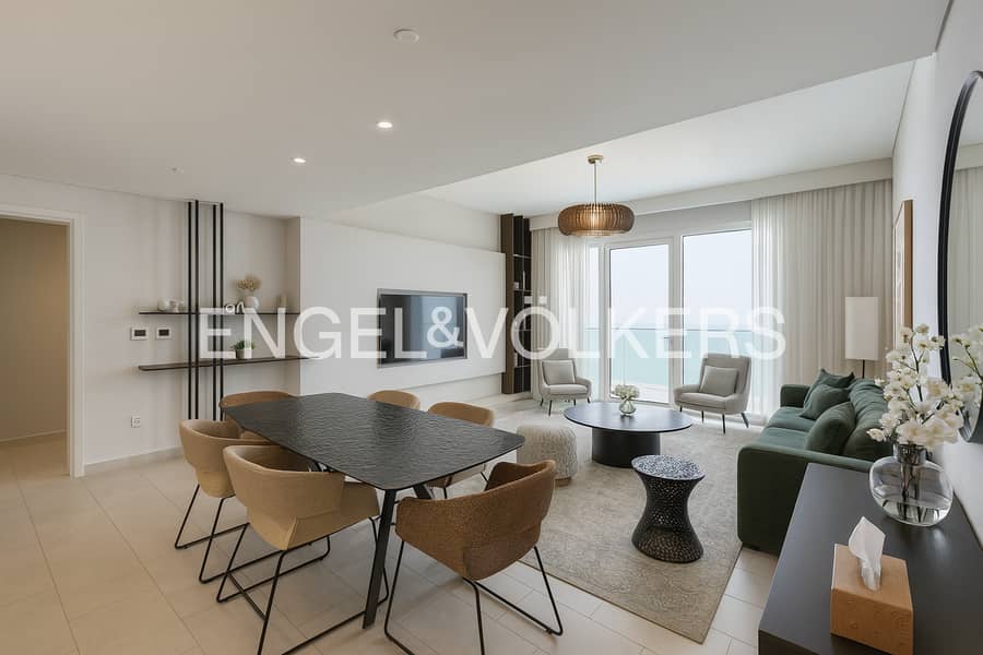 Fully Furnished | Private Beach | Dubai Eye View