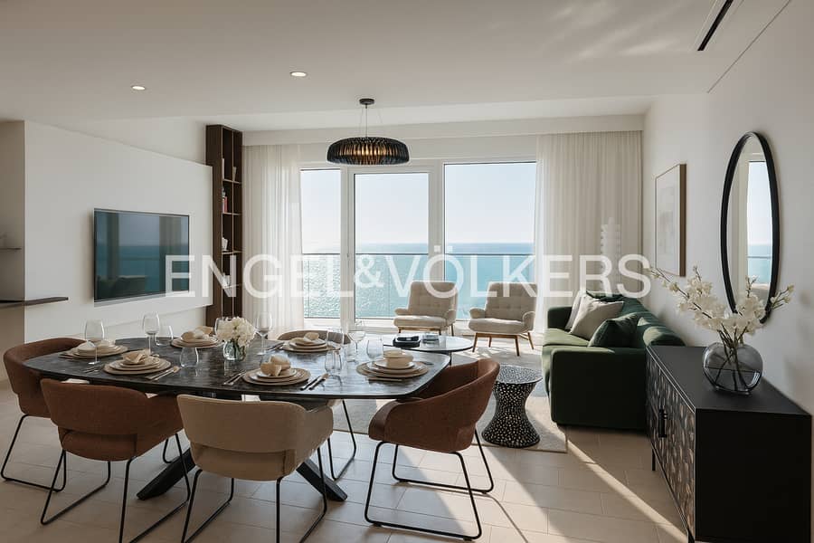 Fully Furnished | Private Beach | Dubai Eye View - Image 8