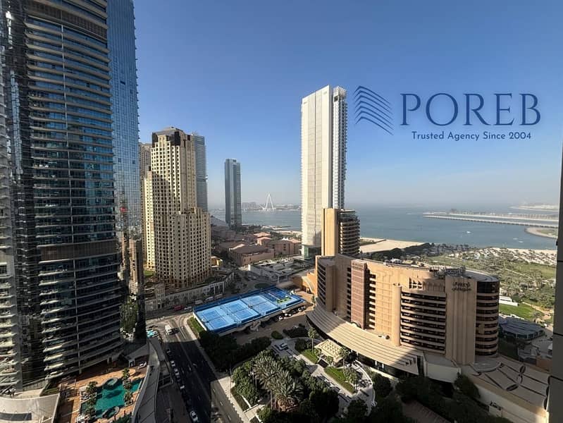 Sea View |Specious 2BR | Furnished | Vacant