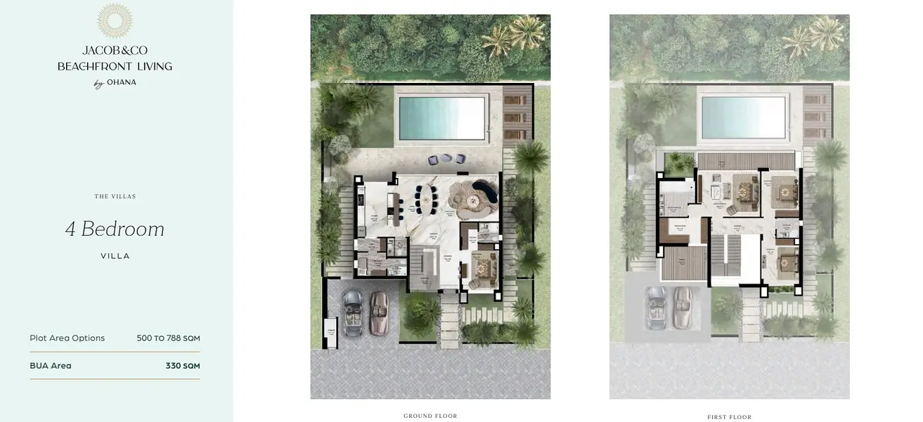 4 BR floor plan