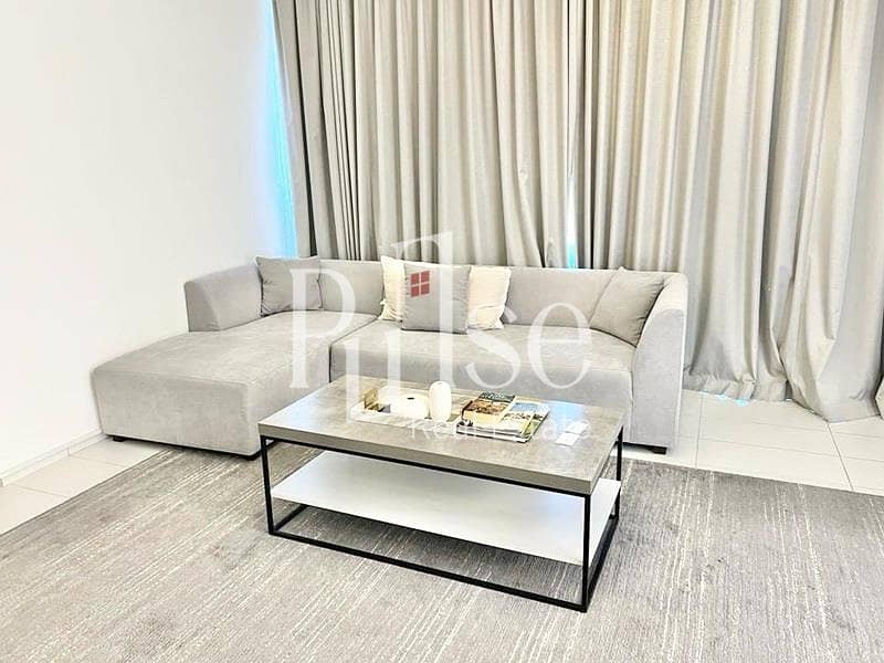 Furnished 2BR | Balcony | DIFC and Sea Views