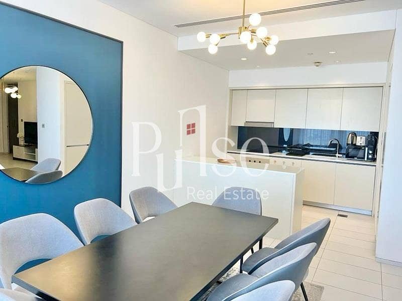 Furnished 2BR | Balcony | DIFC and Sea Views