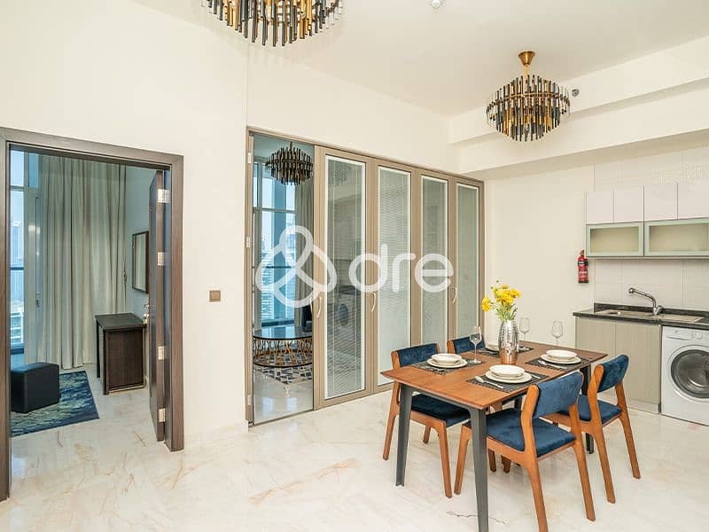 Miracle Garden View | Fully Furnished | Mid Floor