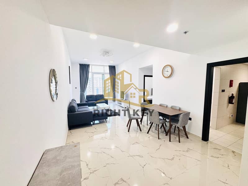 NO COMMISSION/ FULLY FURNISHED/ HIGHER FLOOR/2BHK/125K