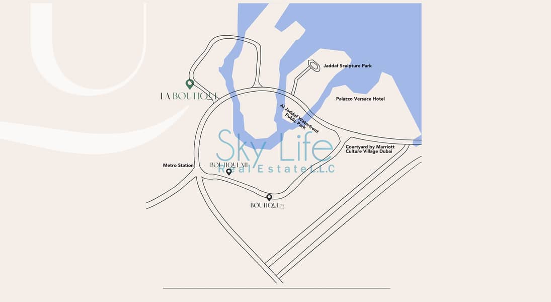 Stylish 1BR in La Boutique | Smart Design | Prime Al Jaddaf Waterfront Location - Image 7