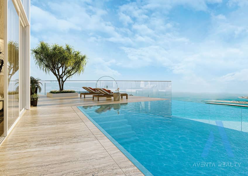 Duplex | Private Pool | Palm and Marina Views