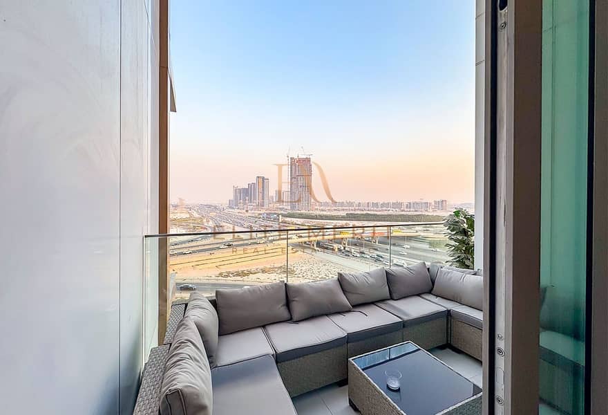 Meydan View | Duplex 2 Bed + Maids | Furnished