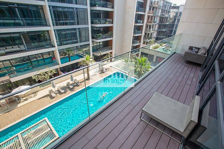 Fully Furnished 1BR | Pool View | Tenanted