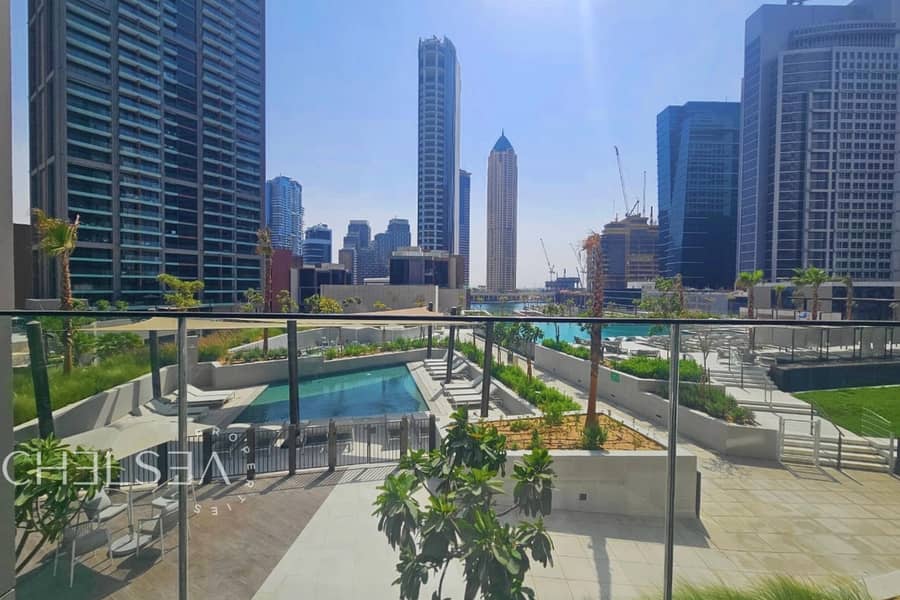 UNFURNISHED | CANAL AND POOL VIEW | PRIME LOCATION