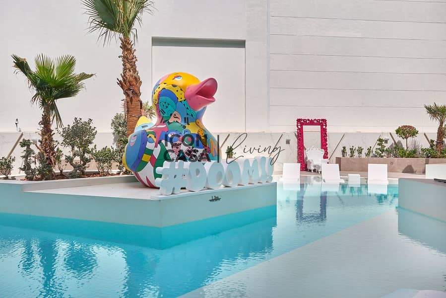 Pool View | Stylish Studio | Circle mall - Image 15