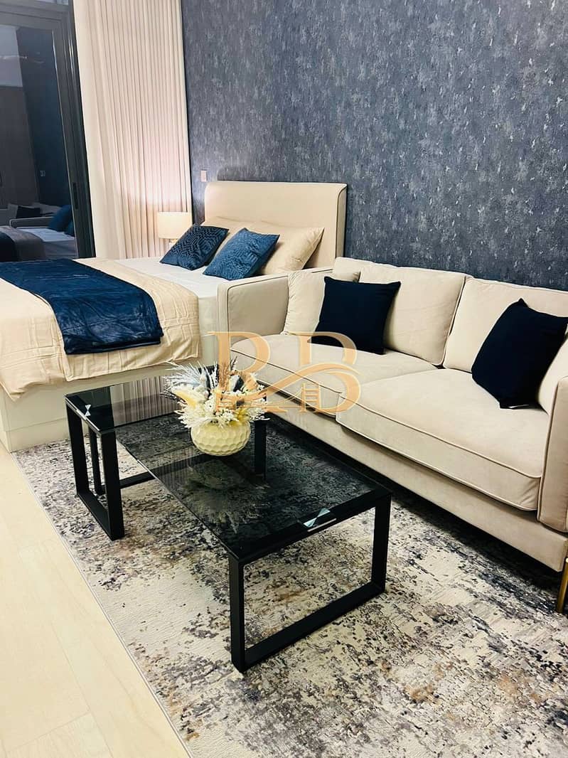 Premium Furnished Studio || Pool View || Middle Floor || 6500 Aed monthly