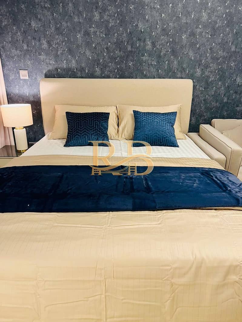 Premium Furnished Studio || Pool View || Middle Floor || 6500 Aed monthly