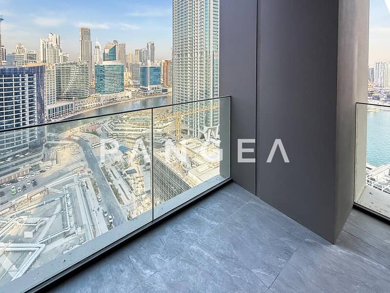 Canal and Burj Khalifa View | Vacant | Big Balcony