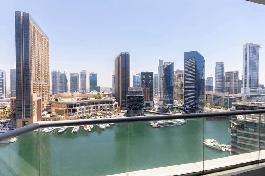 Cozy 1 Bed with Full Marina View- High Floor