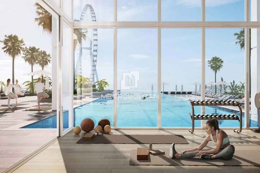 Luxury | High Floor | Marina and JBR and Sea Views - Image 9