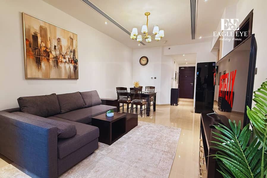 Burj Khalifa View | Sofa Bed | High Floor