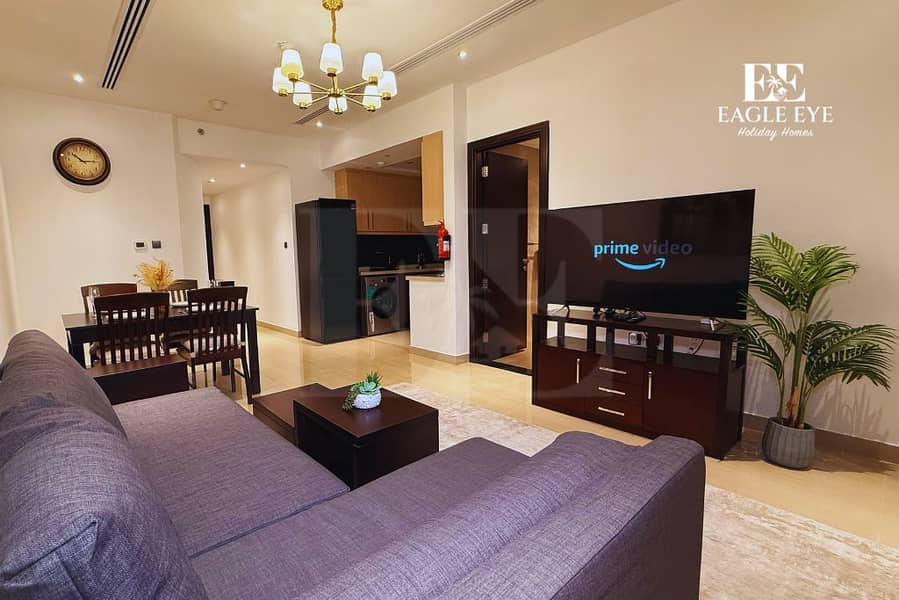 Burj Khalifa View | Sofa Bed | High Floor