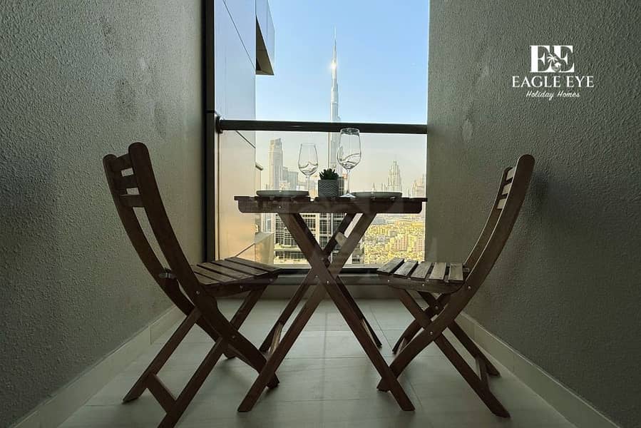 Burj Khalifa View | Sofa Bed | High Floor - Image 9