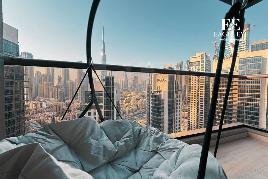 Burj Khalifa View | Sofa Bed | High Floor - Image 23