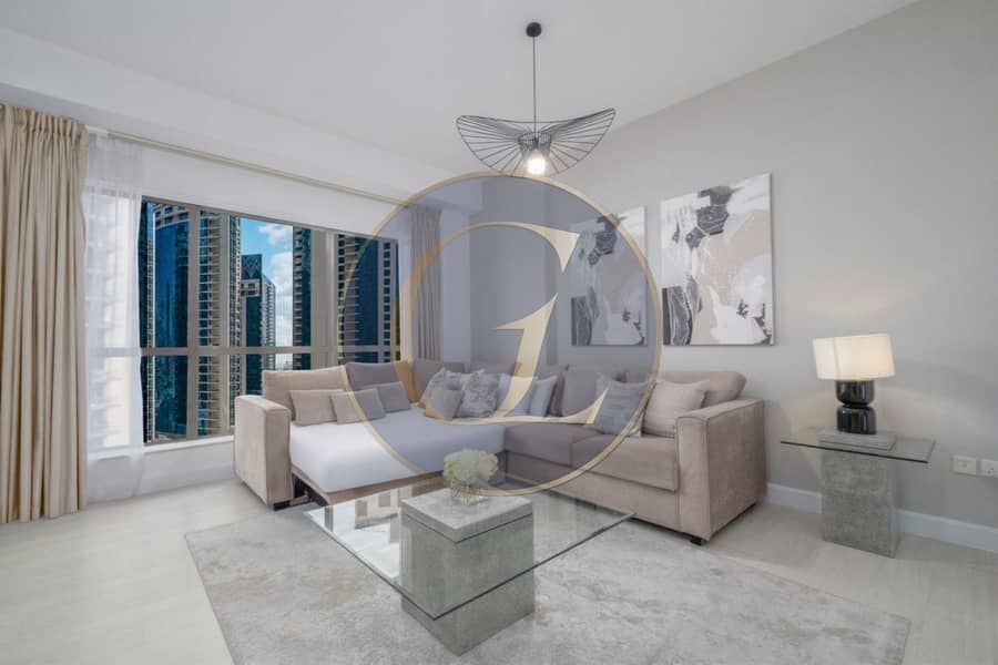 Unique 3BR + Maid | Marina View | Renovated & Furnished