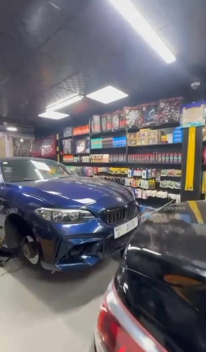 Annual shop for rent in Al Rashidiya, 45 sq ft, 3 indoor cars, 15 ...