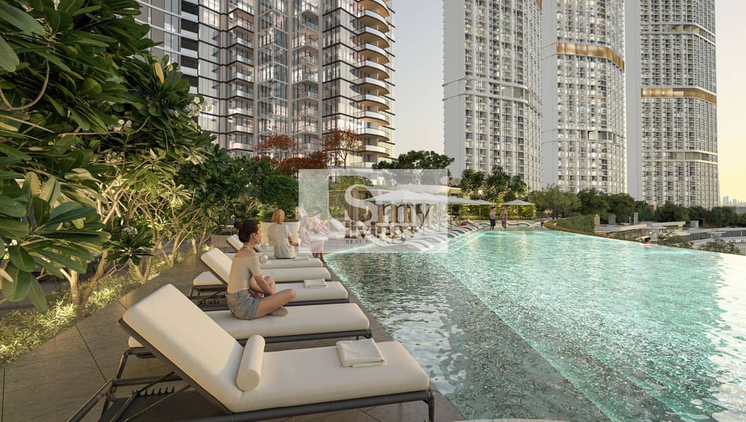 Luxury 2BR Corner Unit | Lagoon and Skyline View