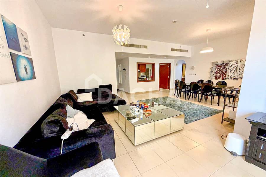 BEST PRICED | Furnished | High Floor | Marina View