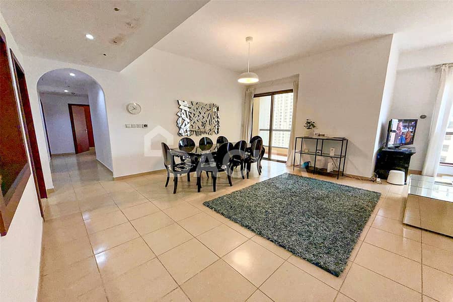 BEST PRICED | Furnished | High Floor | Marina View