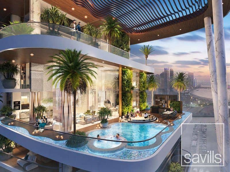 3 Bed | Private Pool | Damac Bay by Cavalli - Image 9