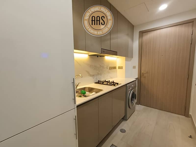 Modern and spacious studio apartment with chiller-free only 55k ready to move