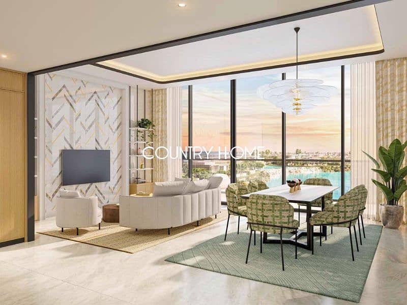 Waterfront 1BR | Azizi Venice Living