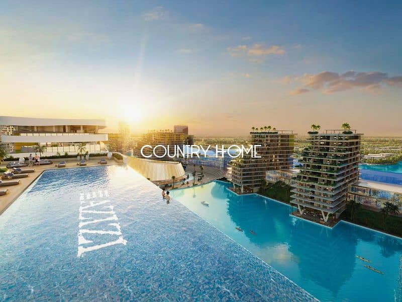 Waterfront 1BR | Azizi Venice Living - Image 13