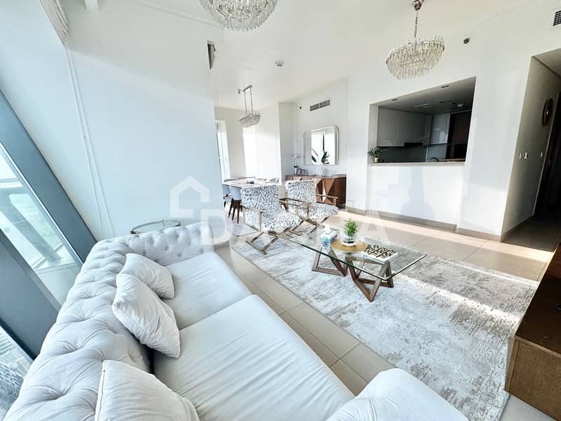 High Floor | Furnished | 3BR+M | Burj Khalifa View - Image 7