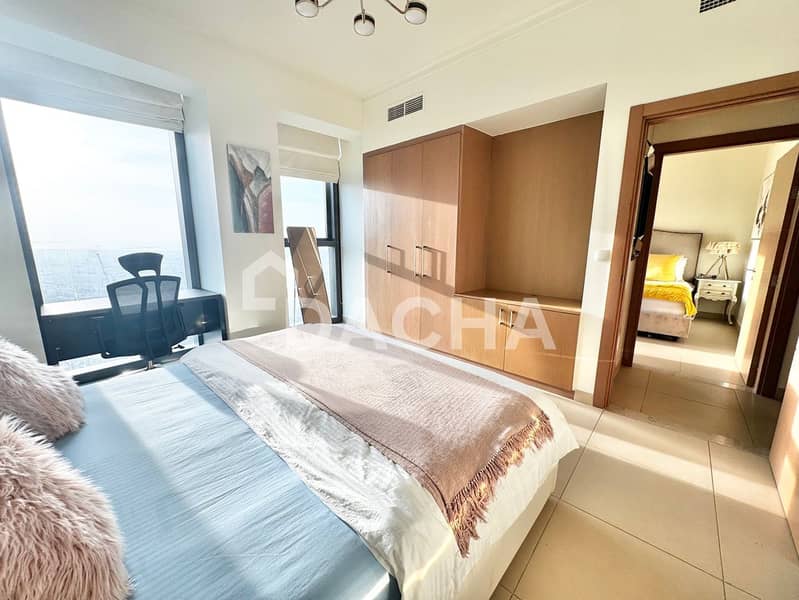 High Floor | Furnished | 3BR+M | Burj Khalifa View - Image 27