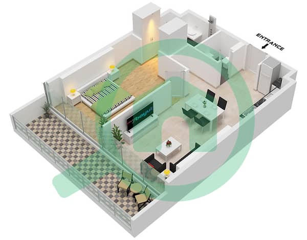 Type A Unit 2,3,5,6,7,8,11,12,15,16 Floor 20-38 Type A Unit 2,3,5,6,7,8,11,12,15,16 Floor 20-38