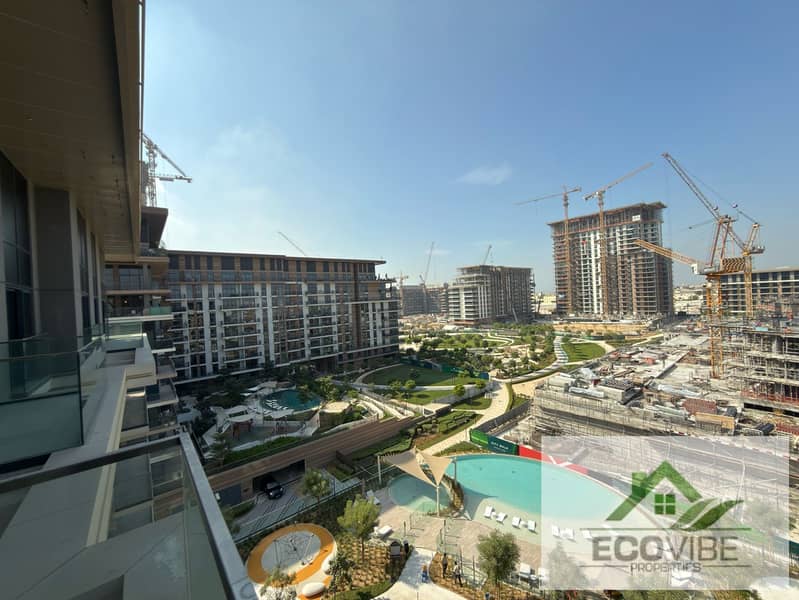 Spacious 1BR | 679 Sqft | Unfurnished | Pool & Park View | Myrtle Al Wasl - Image 14