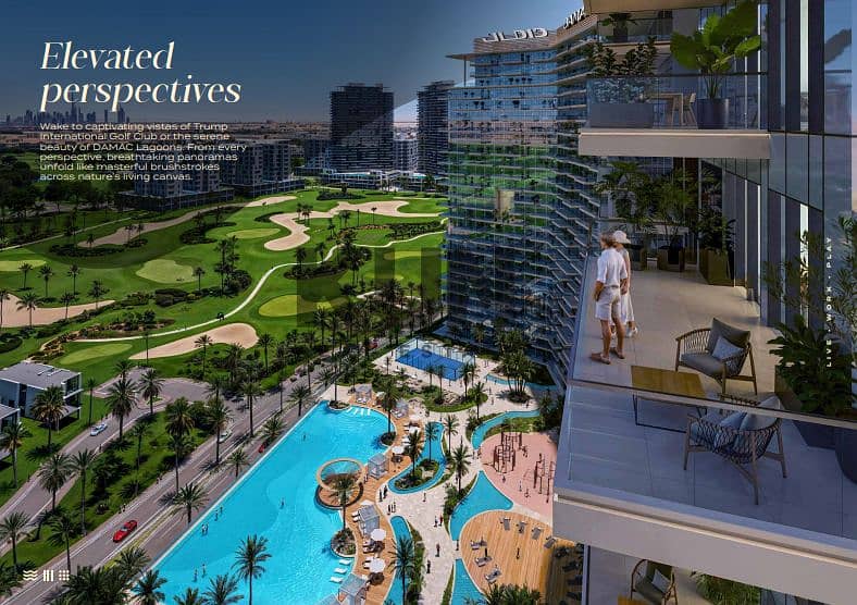 Golf Course 1 Bedroom | Damac District | Easy 1% Payment Plan