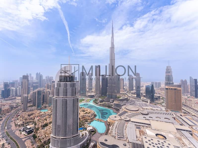 Luxury 4BR Apartment with Burj Khalifa View
