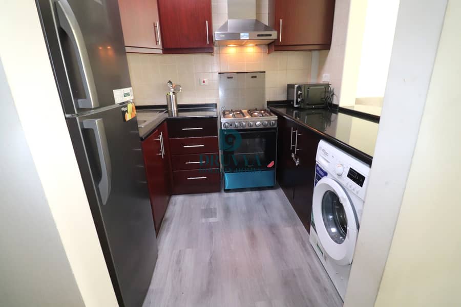 Fully Furnished Studio with Balcony Near Metro Station Monthly AED 7500/- - Image 11