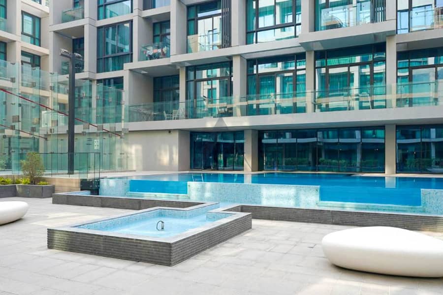 High End Furnished 1bhk :Pool View : Vacant - Image 11