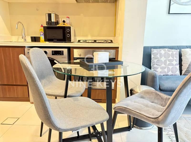 1 Bedroom | Burj Khalifa View | High Floor | Fully Furnished – Vera Tower, Business Bay
