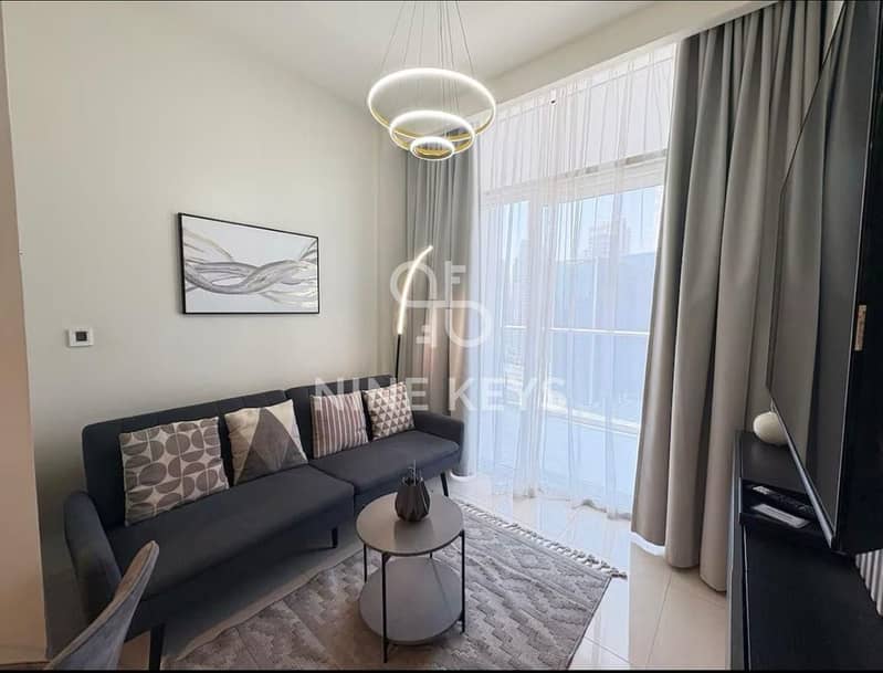 1 Bedroom | Burj Khalifa View | High Floor | Fully Furnished – Vera Tower, Business Bay - Image 9