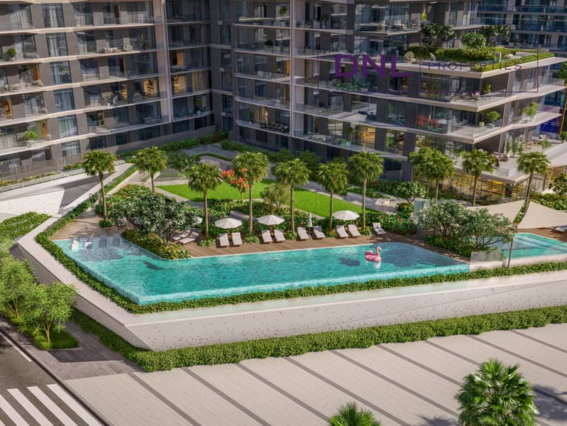 Podium Level | Pool Access | Burj Khalifa View