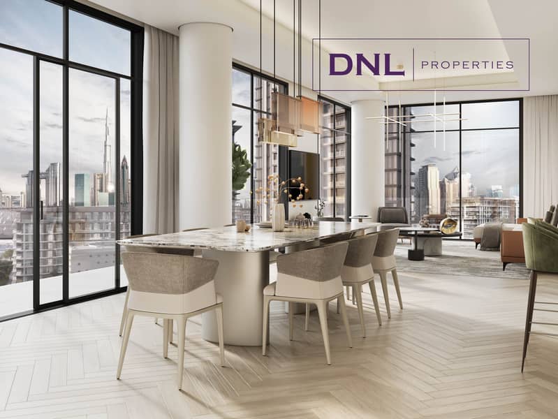 Podium Level | Pool Access | Burj Khalifa View - Image 11